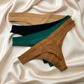 Cotton Thong Panties (Pack of 4)