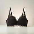 Net Cotton Padded Bra
