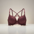 Net Cotton Padded Bra