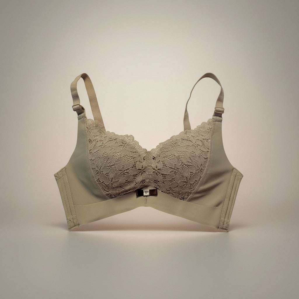 Net Cotton Pdded Bra