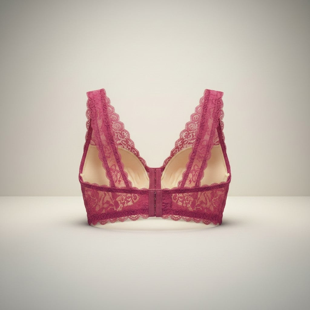 Net Cotton Padded Bra